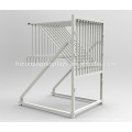 Unique Freestanding Area Rug Display Rack, Metal Retail Shop Hanging Rug Display Rack For Sale